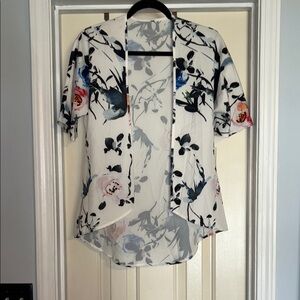 Floral Kimono Sleeve Top